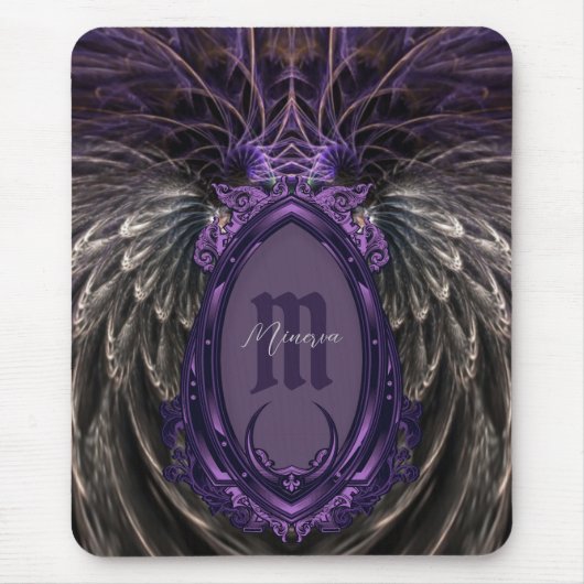 Visionäre Gotische Fraktal Kunst Mousepad (Vorne)