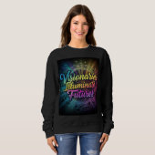 "Visionäre Illuminate Futures" Graphic S Sweatshirt (Vorne ganz)