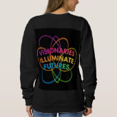 "Visionäre Illuminate Futures" Graphic S Sweatshirt (Rückseite)