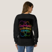 "Visionäre Illuminate Futures" Graphic S Sweatshirt (Schwarz voll)