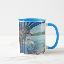 Visionäre Landschaft Tasse