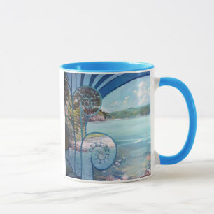 Visionäre Landschaft Tasse