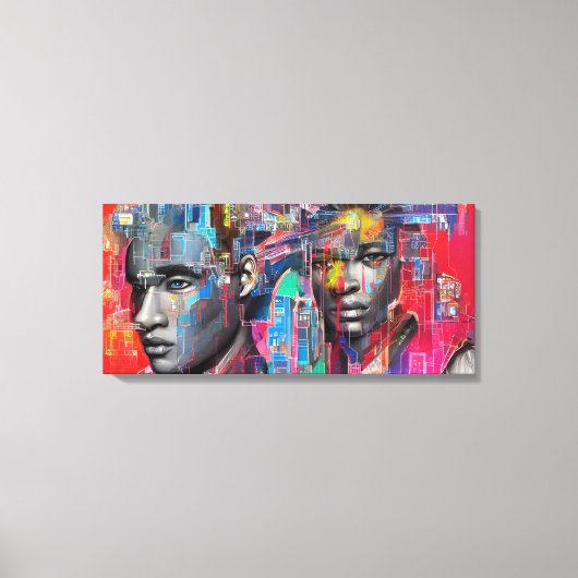 Visionäre Leinwanddruck (Vorderseite)