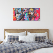 Visionäre Leinwanddruck (Insitu (Schlafzimmer))