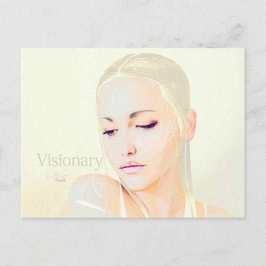 Visionäre Postkarte (Vorderseite)
