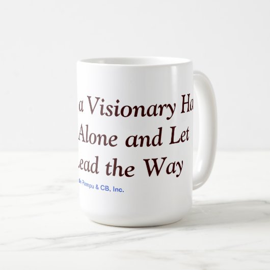 Visionäre Schale Kaffeetasse (VorderseiteRechts)