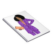 Visionäre Schwarze Frauen Kunst // Münzen und Verb Notizblock (Rechte Seite)