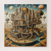 Visionäre Stadt Gebäude Puzzle (Vertikal)