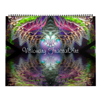 Visionäres Fraktal Art. 12 Monate Kalender