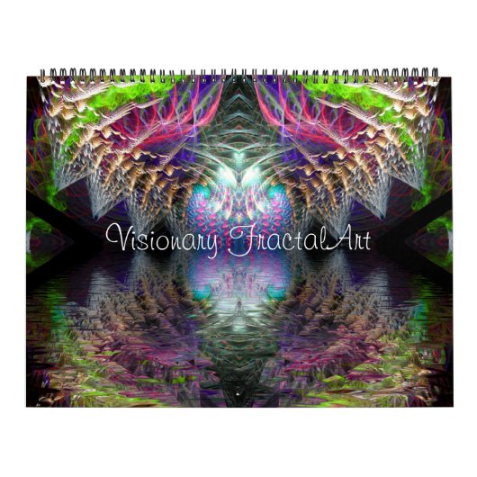 Visionäres Fraktal Art. 12 Monate Kalender (Titelbild)