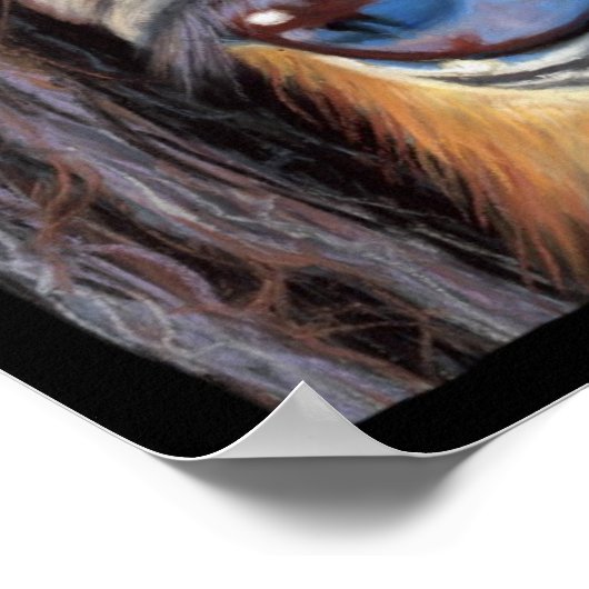 Visionary Healer Inspiration, © Kim McElroy Poster (Ecke)