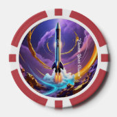 "Visionary Space Travel" Pokerchips (Vorderseite)