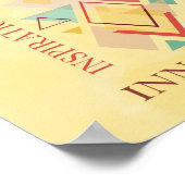 Visionary Trailblazer Innovator Inspiration Poster (Ecke)