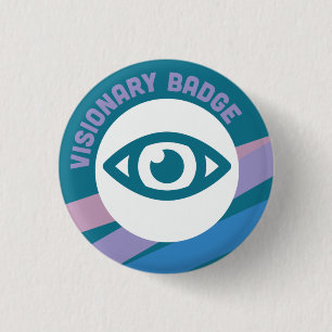 Visionelles Abzeichen - Schaltfläche Button