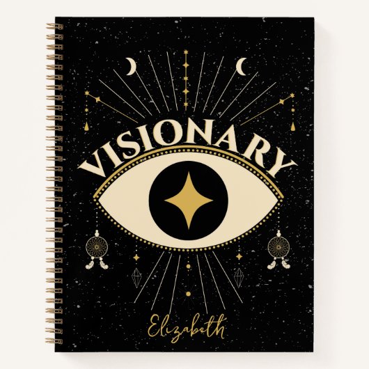 Visionelles drittes Auge Notizblock (Vorderseite)