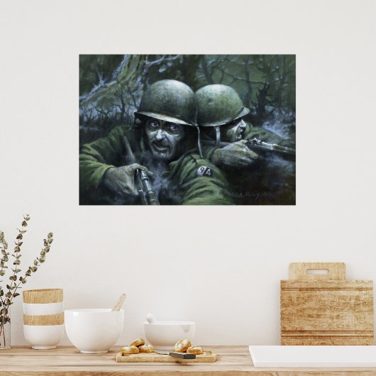 Visionen aus einem Foxhole (Abdeckung) Poster (Küche)