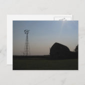 Visionen der Süddakota-Prärie Postkarte (Vorne/Hinten)