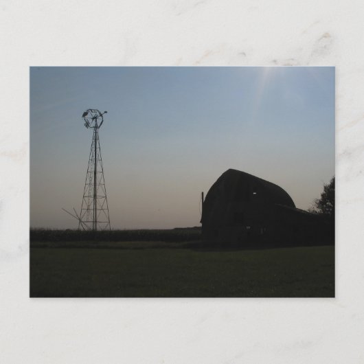 Visionen der Süddakota-Prärie Postkarte (Vorderseite)