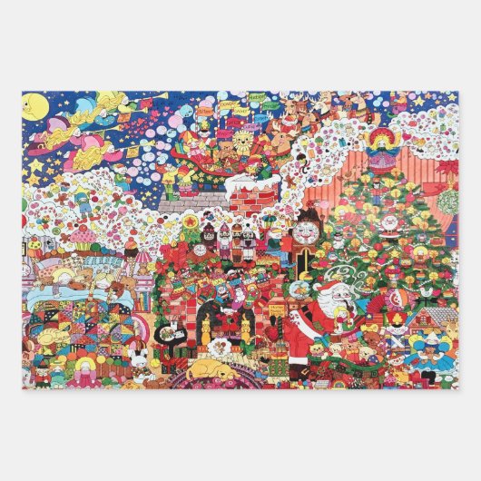 Visionen des Packpapiers für Zuckerplatten Geschenkpapier Set (Vorderseite 3)