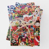 Visionen des Packpapiers für Zuckerplatten Geschenkpapier Set (Beispiel)