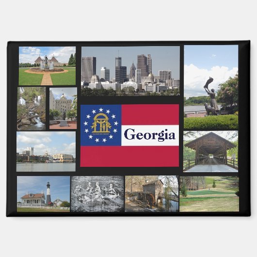 Visionen Georgiens Magnet (Vorderseite)