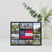 Visionen Georgiens Postkarte (Stehend Vorderseite)