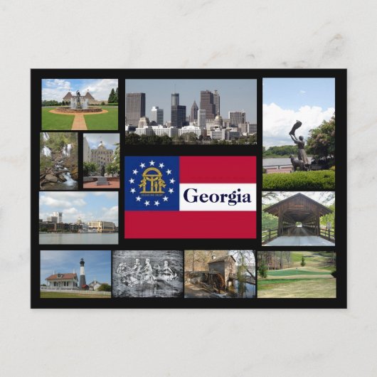 Visionen Georgiens Postkarte (Vorderseite)