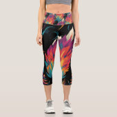 Visionen Hochwaisted Capris (Vorderseite)