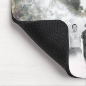 Visionen in blauem Mousepad (Ecke)