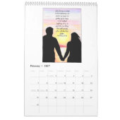 Visionen und Verse Kalender jedes Jahr (Feb 2027)