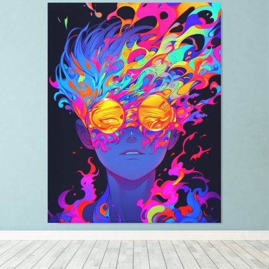 Visionen Unraveled #1 Leinwanddruck (Insitu (Holzboden))