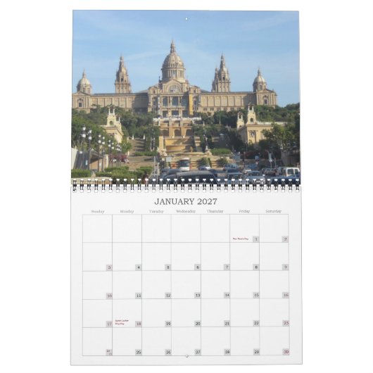 Visionen von Europa-Kalender Kalender (Jan 2027)