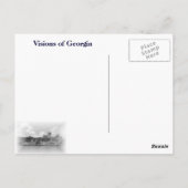 Visionen von Georgia Postkarte (Rückseite)