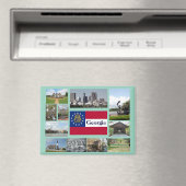 Visionen von Georgien, USA Magnet (In Situ (Geschirrspüler))