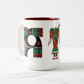 Visionen von Hopi Zweifarbige Tasse (Vorderseite Links)
