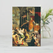 Visionen von Ignatius von Peter Paul Rubens Einladung (Stehend Vorderseite)