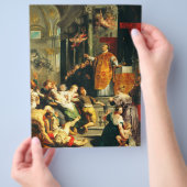 Visionen von Ignatius von Peter Paul Rubens Flyer (Hand)