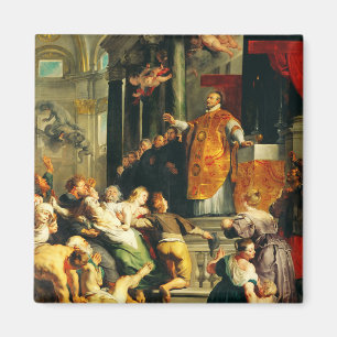 Visionen von Ignatius von Peter Paul Rubens Magnet