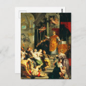 Visionen von Ignatius von Peter Paul Rubens Postkarte (Vorne/Hinten)