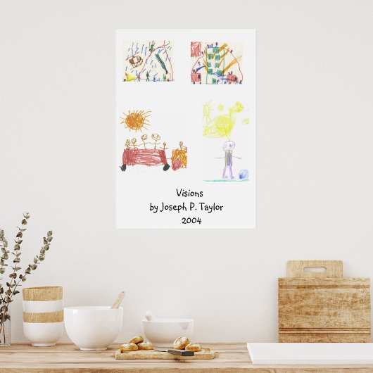 Visionen von Joseph P. Taylor Poster (Küche)