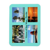 Visionen von Key West, Florida Magnet (Vertikal)