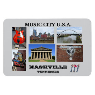 Visionen von Nashville, Tennessee Magnet