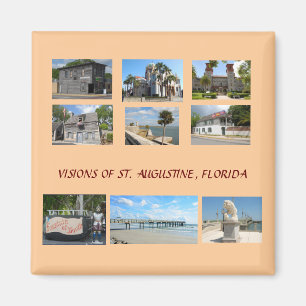 Visionen von St. Augustine, Florida Magnet