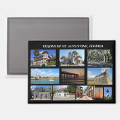 Visionen von St. Augustine, Florida Magnet (Vorderseite/Rückseite)