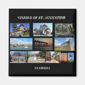 Visionen von St. Augustine, Florida Magnet (Vorne)