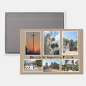 Visionen von St. Augustine, Florida Magnet (Vorderseite/Rückseite)