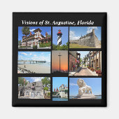 Visionen von St. Augustine, Florida Magnet (Vorne)