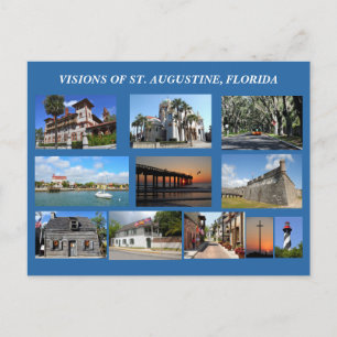 Visionen von St. Augustine, Florida Postkarte