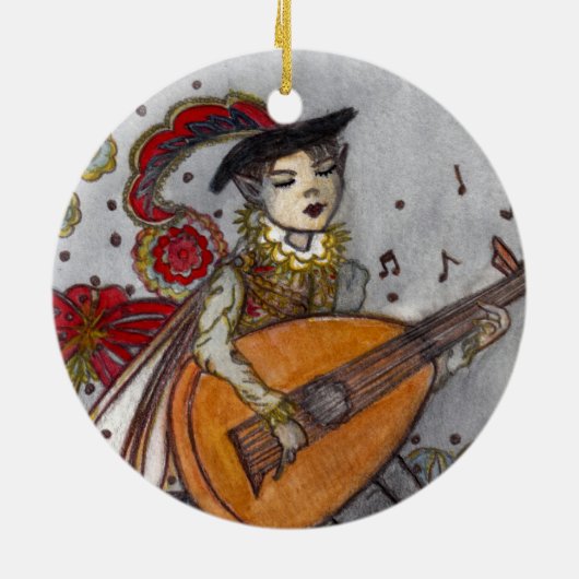 Visionen von Sugarplums Keramik Ornament (Hinten)