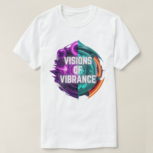 Visionen von Vibrance - Sehen Sie über T-Shirt (Design vorne)